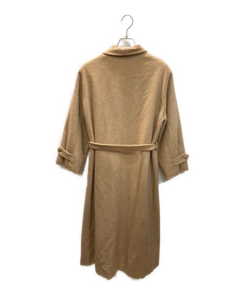 MaxMara（マックスマーラ）MaxMara (マックスマーラ) キャメルガウンコート ベージュ サイズ:42の古着・服飾アイテム