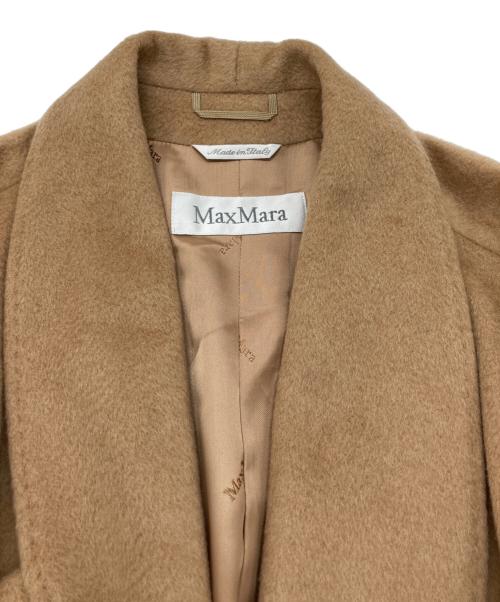 MaxMara（マックスマーラ）MaxMara (マックスマーラ) キャメルガウンコート ベージュ サイズ:42の古着・服飾アイテム