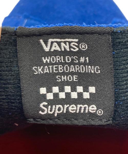 VANS（ヴァンズ）VANS (バンズ) SUPREME (シュプリーム) Sid コラボローカットスニーカー ブルー サイズ:26.5㎝/US8.5/UK7.5の古着・服飾アイテム