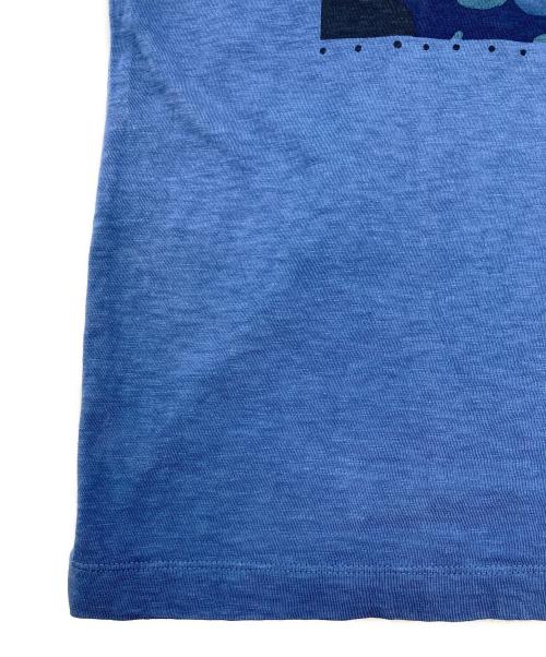 45R（フォーティファイブ・アール）45R (フォーティファイブ・アール) カモフラプリントTシャツ ブルー サイズ:表記無しの古着・服飾アイテム