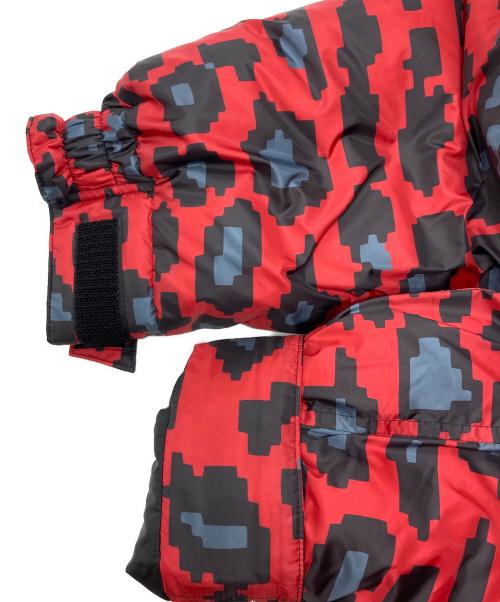 UNDERCOVER jun takahashi（アンダーカバー ジュン タカハシ）UNDERCOVER jun takahashi (アンダーカバー ジュン タカハシ) レオパード柄ダウンジャケット レッド サイズ:3 未使用品の古着・服飾アイテム