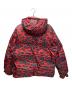 UNDERCOVER jun takahashi (アンダーカバー ジュン タカハシ) レオパード柄ダウンジャケット レッド サイズ:3 未使用品：46000円