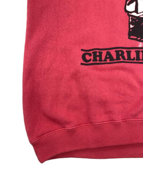 sports wear（スポーツウェア）sports wear (スポーツウェア) Vintage PEANUTS (ヴィンテージピーナッツ) プリントスウェット レッド サイズ:SIZE Mの古着・服飾アイテム