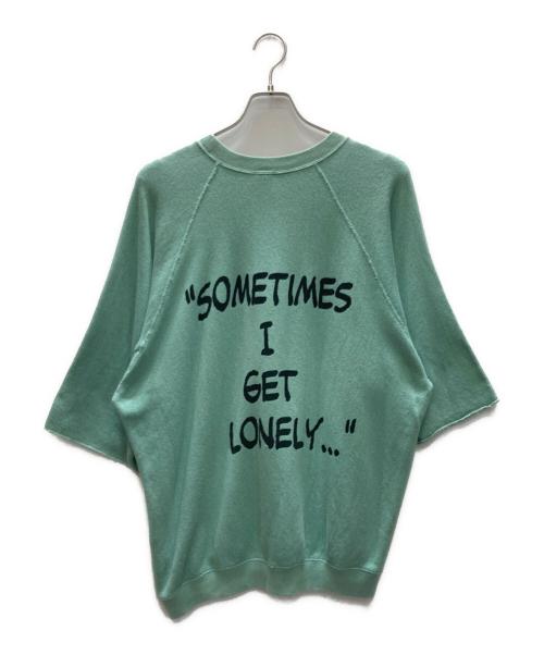sports wear（スポーツウェア）sports wear PEANUTS (ピーナッツ) JOURNAL STANDARD relume (ジャーナルスタンダード レリューム) 別注 HALF SLEEVE スウェット グリーン サイズ:SIZE Freeの古着・服飾アイテム