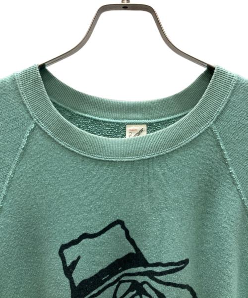 sports wear（スポーツウェア）sports wear PEANUTS (ピーナッツ) JOURNAL STANDARD relume (ジャーナルスタンダード レリューム) 別注 HALF SLEEVE スウェット グリーン サイズ:SIZE Freeの古着・服飾アイテム