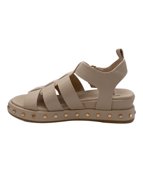 Odette e Odile（オデットエオディール）Odette e Odile (オデットエオディール) グルカスタッズサンダル ベージュ サイズ:Lの古着・服飾アイテム