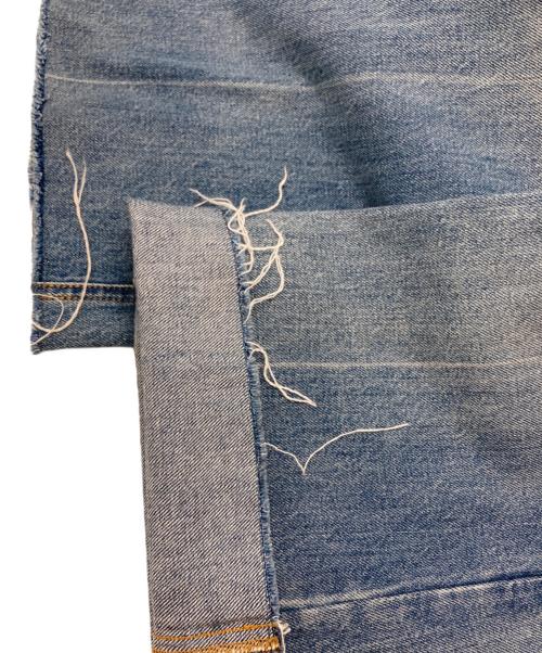 GUCCI（グッチ）GUCCI (グッチ) カットオフフレアデニム インディゴ サイズ:22の古着・服飾アイテム