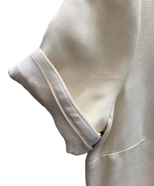 GUCCI（グッチ）GUCCI (グッチ) プリーツ切替ワンピース アイボリー サイズ:SIZE 38の古着・服飾アイテム