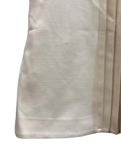 GUCCI（グッチ）GUCCI (グッチ) プリーツ切替ワンピース アイボリー サイズ:SIZE 38の古着・服飾アイテム