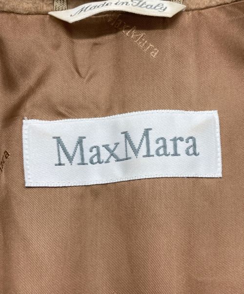 MaxMara（マックスマーラ）MaxMara (マックスマーラ) キャメルロングコート ベージュ サイズ:SIZE 40の古着・服飾アイテム