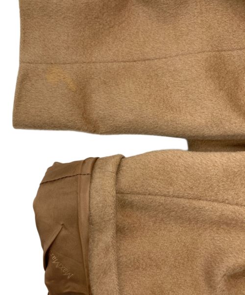 MaxMara（マックスマーラ）MaxMara (マックスマーラ) キャメルロングコート ベージュ サイズ:SIZE 40の古着・服飾アイテム