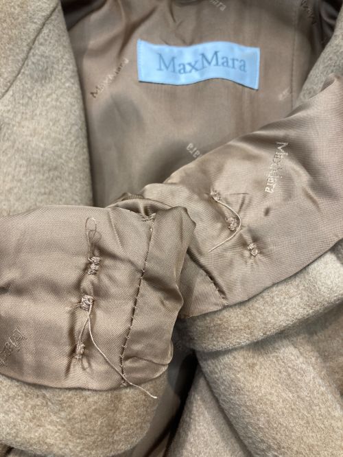 MaxMara（マックスマーラ）MaxMara (マックスマーラ) キャメルロングコート ベージュ サイズ:SIZE 40の古着・服飾アイテム