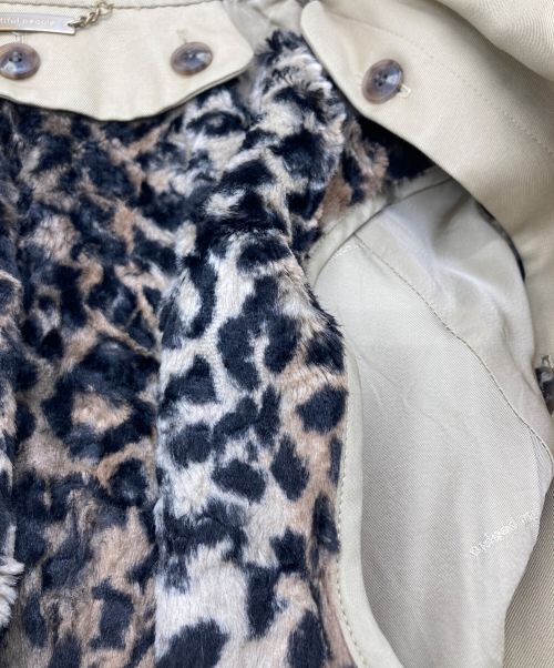 beautiful people（ビューティフルピープル）beautiful people (ビューティフルピープル) ultimate pima twill maxilong trench coat ベージュ サイズ:SIZE 140の古着・服飾アイテム