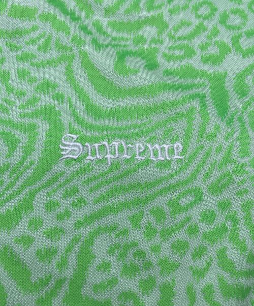 SUPREME（シュプリーム）SUPREME (シュプリーム) UMBRO (アンブロ) Jacquard Animal Print Soccer Jersey グリーン サイズ:SIZE ASIA Lの古着・服飾アイテム