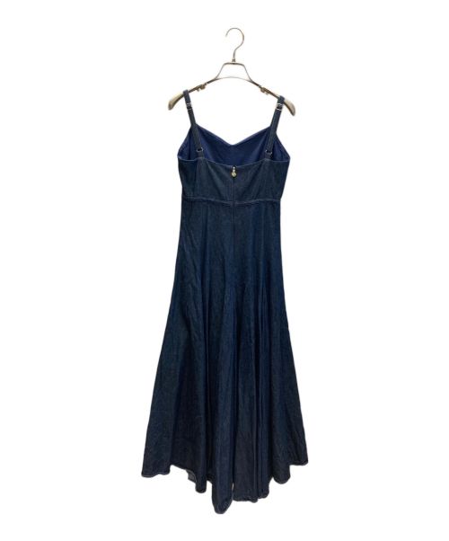 Kate Spade（ケイトスペード）Kate Spade (ケイトスペード) デニムキャミワンピース インディゴ サイズ:4の古着・服飾アイテム