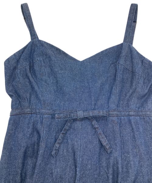Kate Spade（ケイトスペード）Kate Spade (ケイトスペード) デニムキャミワンピース インディゴ サイズ:4の古着・服飾アイテム