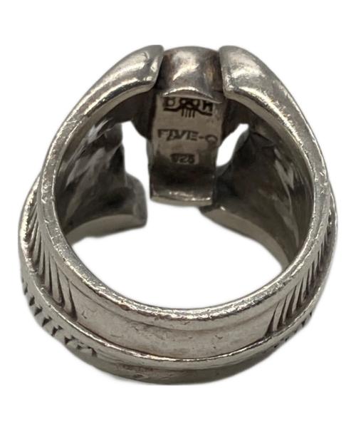 BOUNTY HUNTER（バウンティハンター）BOUNTY HUNTER (バウンティハンター) FIVE-O (ファイブ オー) コラボ シルバー リング サイズ:19号の古着・服飾アイテム