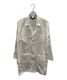 BLACK COMME des GARCONS（ブラックコムデギャルソン）の古着「ラインテープスプリングコート」｜ホワイト