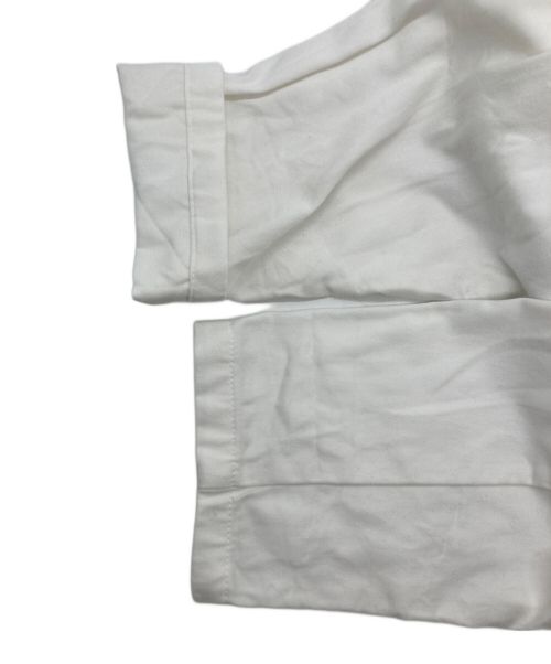 BLACK COMME des GARCONS（ブラックコムデギャルソン）BLACK COMME des GARCONS (ブラック コムデギャルソン) ラインテープスプリングコート ホワイト サイズ:SIZE Lの古着・服飾アイテム