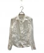 Frank&Eileenフランクアンドアイリーン）の古着「リネンスキッパーシャツ」｜ホワイト