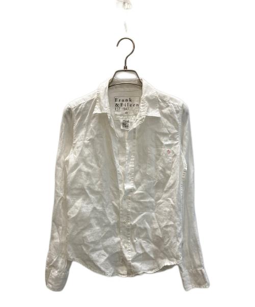 Frank&Eileen（フランクアンドアイリーン）Frank&Eileen (フランクアンドアイリーン) リネンスキッパーシャツ ホワイト サイズ:SIZE XXSの古着・服飾アイテム