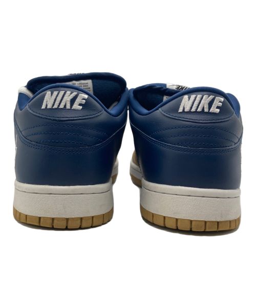NIKE SB（ナイキエスビー）NIKE SB (ナイキエスビー) SUPREME (シュプリーム) Dunk Low OG QS ネイビー×ゴールド サイズ:SIZE 28.5cmの古着・服飾アイテム