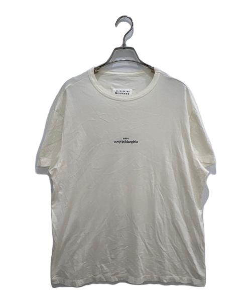 Maison Margiela（メゾンマルジェラ）Maison Margiela (メゾンマルジェラ) ミニロゴ Tシャツ ホワイト サイズ:48の古着・服飾アイテム