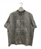 RE: Number (N)ineリナンバーナイン）の古着「EMBLEM CLASH PIGMENT BIO TEE」｜グレー