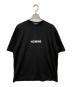 COMME des GARCONS HOMME（コムデギャルソン オム）の古着「綿度詰天竺 製品プリント S/S Tシャツ」｜ブラック