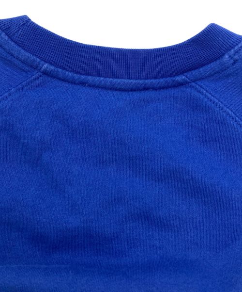 maison kitsune（メゾンキツネ）MAISON KITSUNE (メゾンキツネ) Dressed Fox Patch Classic Sweatshirt ブルー サイズ:XSの古着・服飾アイテム