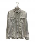 R.H.Vintageロンハーマン・ヴィンテージ）の古着「デニムウエスタンシャツ」｜グレー