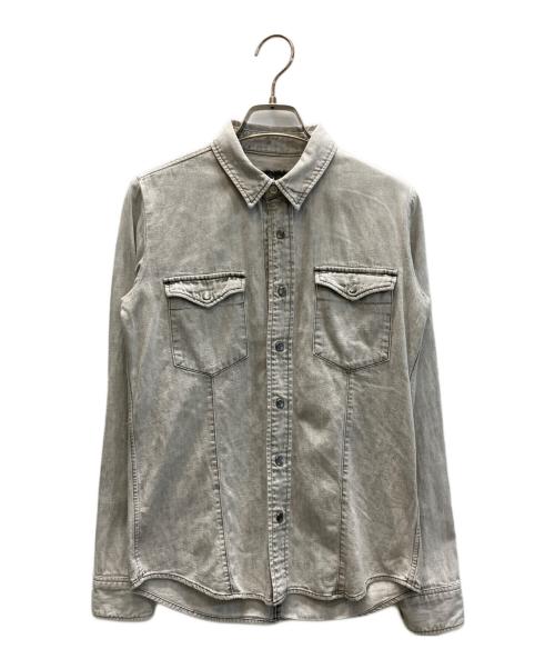 R.H.Vintage（ロンハーマン・ヴィンテージ）R.H.Vintage (ロンハーマン・ヴィンテージ) デニムウエスタンシャツ グレー サイズ:XSの古着・服飾アイテム