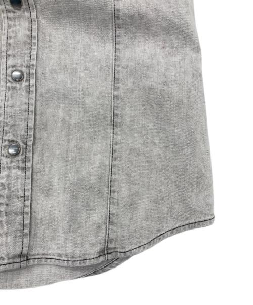 R.H.Vintage（ロンハーマン・ヴィンテージ）R.H.Vintage (ロンハーマン・ヴィンテージ) デニムウエスタンシャツ グレー サイズ:XSの古着・服飾アイテム