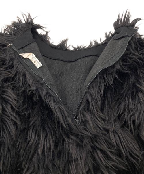 COMME des GARCONS（コムデギャルソン）COMME des GARCONS (コムデギャルソン) Faux Fur Blouse ブラック サイズ:Mの古着・服飾アイテム