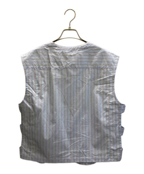 COMME des GARCONS SHIRT（コムデギャルソンシャツ）COMME des GARCONS SHIRT (コムデギャルソンシャツ) Side Cut Out Vest ブルー サイズ:SIZE Mの古着・服飾アイテム