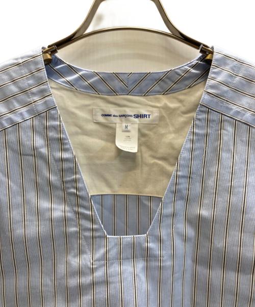 COMME des GARCONS SHIRT（コムデギャルソンシャツ）COMME des GARCONS SHIRT (コムデギャルソンシャツ) Side Cut Out Vest ブルー サイズ:SIZE Mの古着・服飾アイテム