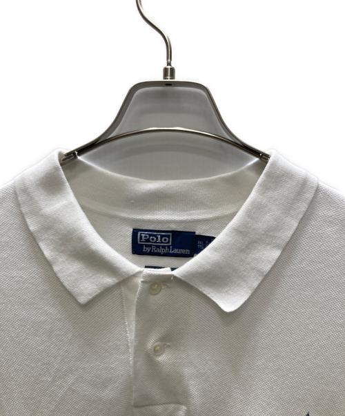 POLO RALPH LAUREN（ポロ・ラルフローレン）POLO RALPH LAUREN (ポロ・ラルフローレン) 鹿の子ポロシャツ ホワイト サイズ:SIZE XXLの古着・服飾アイテム