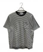 FOLLフォル）の古着「wardrobe border tee」｜ホワイト×ブラック