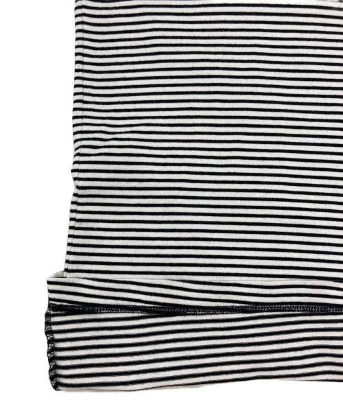 FOLL（フォル）FOLL (フォル) wardrobe border tee ホワイト×ブラック サイズ:SIZE 1の古着・服飾アイテム