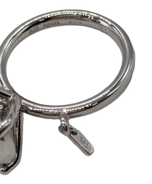 DIESEL（ディーゼル）DIESEL (ディーゼル) Diamond Cut Sterling Silver Ring サイズ:10号の古着・服飾アイテム
