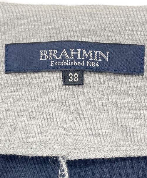 BRAHMIN（ブラーミン）BRAHMIN (ブラーミン) ノーカラーコート グレー サイズ:SIZE 38の古着・服飾アイテム