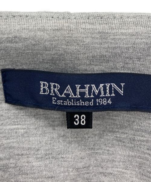 BRAHMIN（ブラーミン）BRAHMIN (ブラーミン) ノーカラーコート グレー サイズ:SIZE 38の古着・服飾アイテム