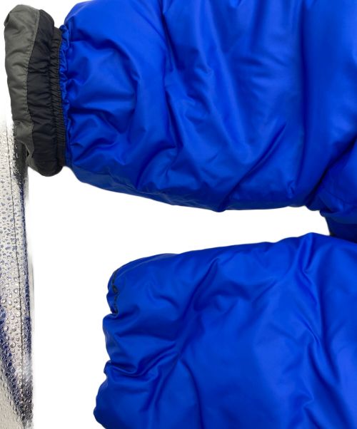 Columbia（コロンビア）Columbia (コロンビア) ビッグリブマウンテンダウンジャケット ブルー×ブラック サイズ:SIZE Mの古着・服飾アイテム