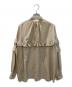 Spick and Span (スピックアンドスパン) コットンシルクティアードフリルスリーブブラウス ベージュ サイズ:SIZE Free：4000円