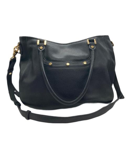 TORY BURCH（トリーバーチ）TORY BURCH (トリーバーチ) 2wayショルダーバッグ ブラックの古着・服飾アイテム