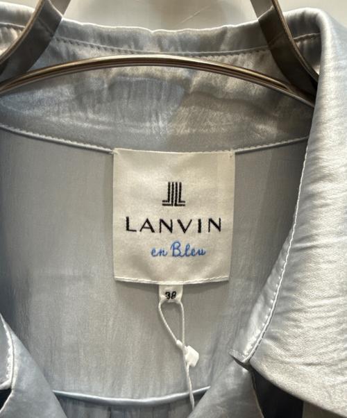 LANVIN en Bleu（ランバンオンブルー）LANVIN en Bleu (ランバンオンブルー) トレンチコート ブルー サイズ:SIZE 38 未使用品の古着・服飾アイテム