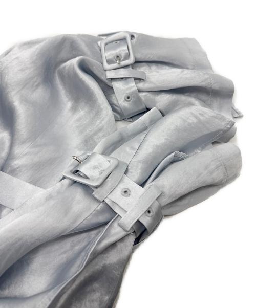 LANVIN en Bleu（ランバンオンブルー）LANVIN en Bleu (ランバンオンブルー) トレンチコート ブルー サイズ:SIZE 38 未使用品の古着・服飾アイテム