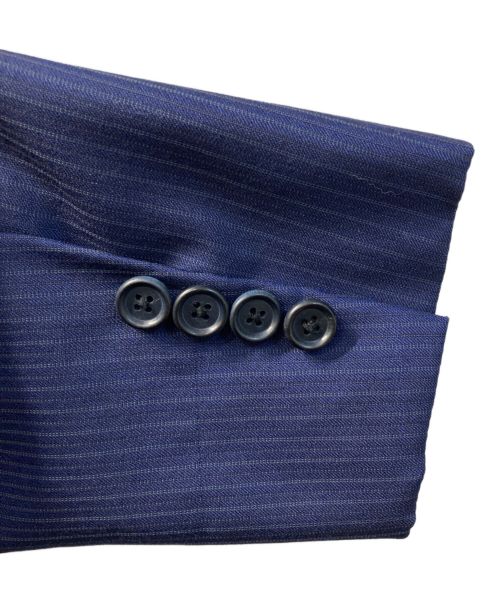 valditaro per SHIPS（ヴァルディターロ シップス）valditaro per SHIPS (ヴァルディターロ シップス) ストライプ3Bセットアップジャケット ネイビー サイズ:46の古着・服飾アイテム