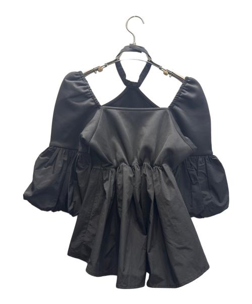 sahara（サハラ）sahara (サハラ) Balloon Sleeve Top ブラック サイズ:表記無しの古着・服飾アイテム