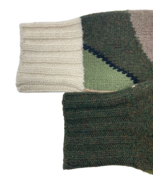 sacai（サカイ）sacai (サカイ) KAWS (カウズ) ジャガードニットプルオーバー マルチカラー サイズ:1の古着・服飾アイテム